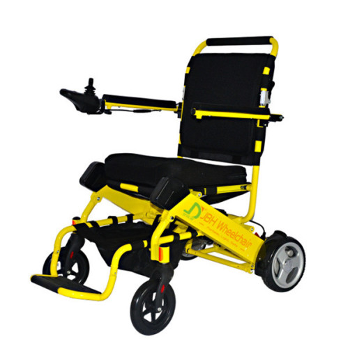 pieghevole sedia a rotelle elettrica di alluminio per adulti
