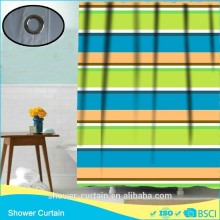 polyester rotary pattern shower curtains beautiful green
