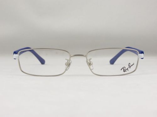 Matte Silver Ray Ban Rb6217 2538 Blue Plastic Eye Glasses Frames For Man 52mm