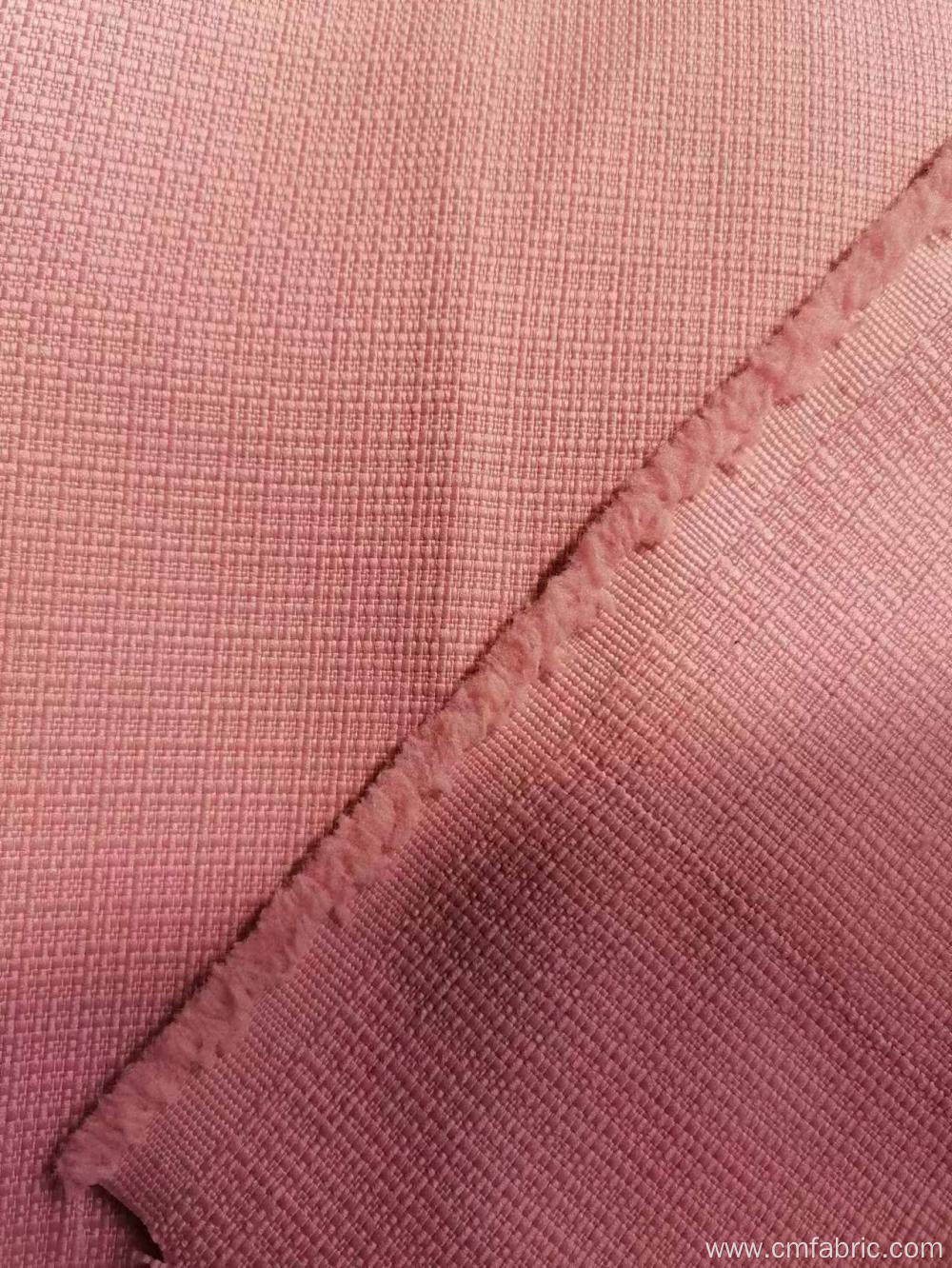 100% Polyester woven textured slub chic style fabric