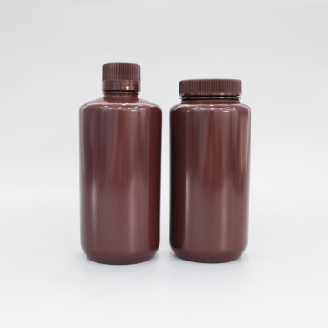 botellas de muestra de HDPE de boca ancha