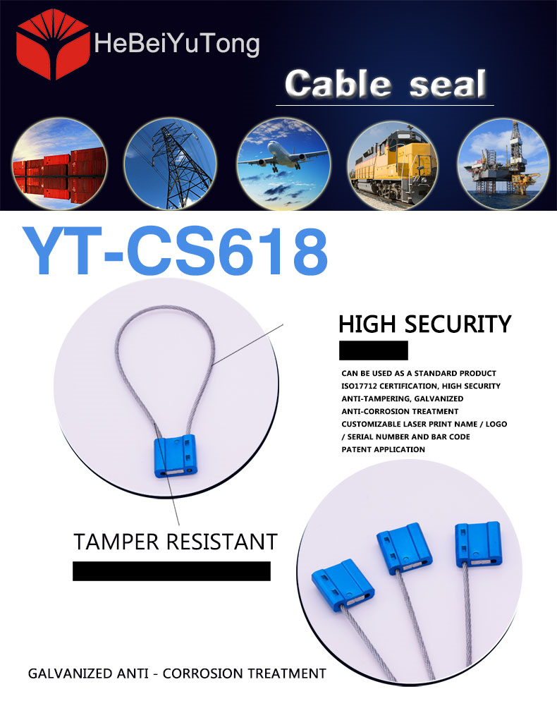 low cost pull tight security seal for safty of the goods