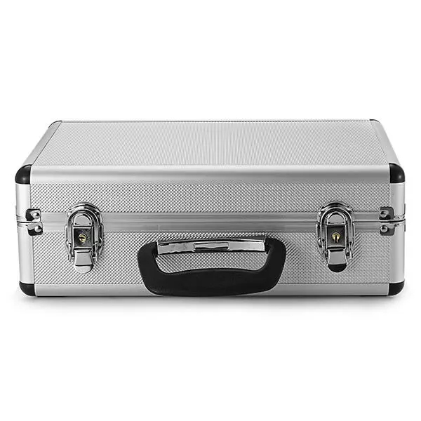 Silver Aluminum Tool Case Carrying Box Aluminum Case For Tools Accessories