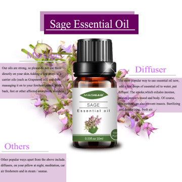 Venta en caliente Masaje a granel difusor Sage Essential Oil