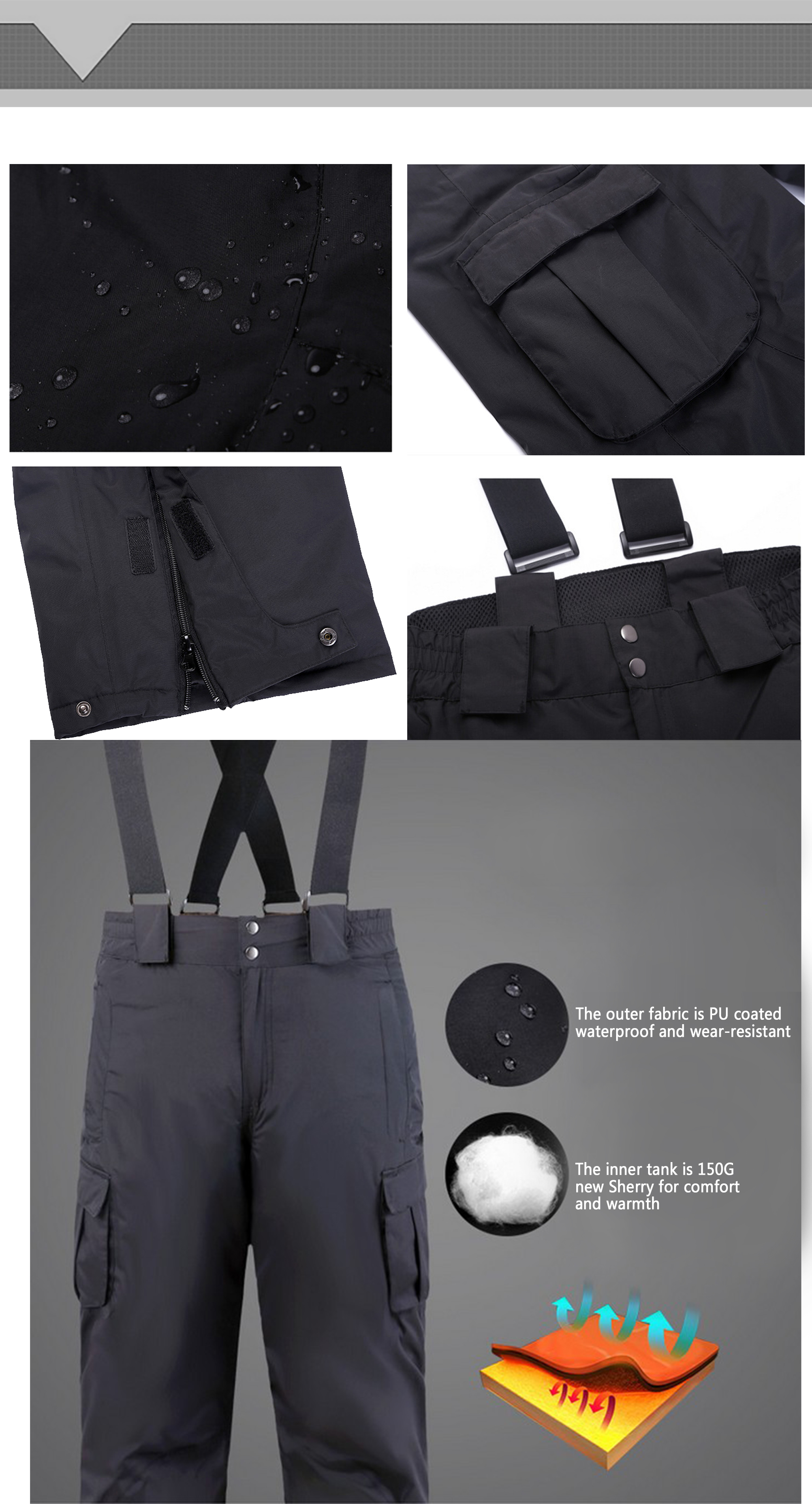 Wholesale customized cheap good quality cargo men outdoor pants