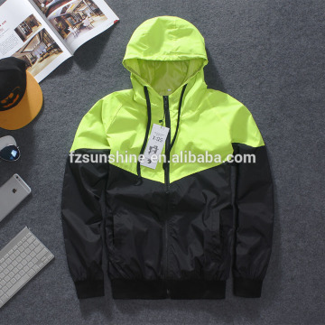 2016 Reflective Drawstring Waist Plaid Hooded Jacket