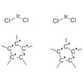 Di-m-chlorodichlorobis [(1,2,3,4,5-h) -1,2,3,4,5-pentaméthyl-2,4-cyclopentadién-1-yl] di- (9CI) CAS d&#39;iridium 12354-84-6