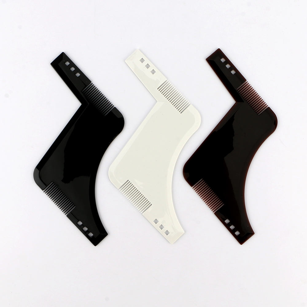 Men Private Label Beard Shape Beard Shaping Tool Beard Template Combs