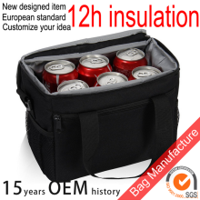 Nylon six/6 pack cooler bag Neoprene Car bottle Cooler wine Bag