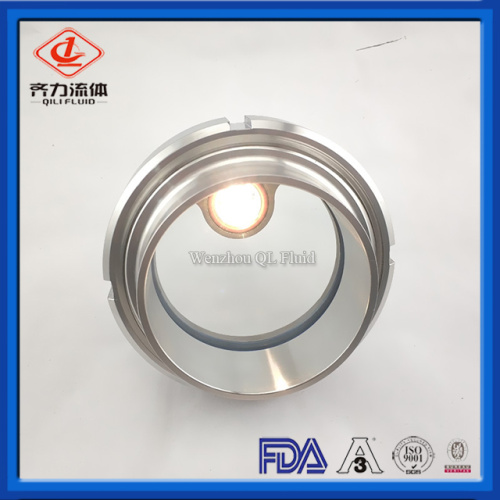 Stainless Steel Union Sight Glass with Light