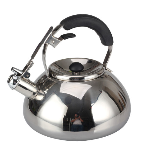 Stainless Steel Silver Mirror Polishing Tea Pot