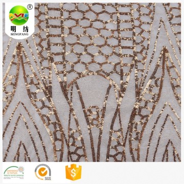 2020 wedding poly sequin mesh embroidery lace fabric