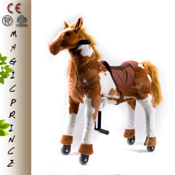 Lovely toy!!!electric horse toy, furry animal&inflatable horse, walk animal for kids