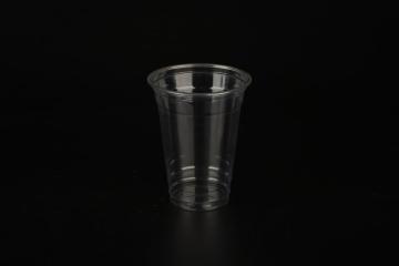 10oz pet plastic disposable cup with lid