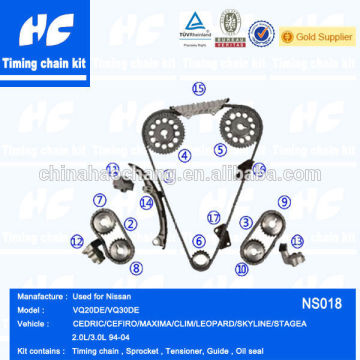 Used for Nissan maxima Timing chain kit
