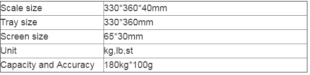 SF 122 BAMBOO BAMBOO BAMBOO Digital Digital Body Weight Scala 180 kg