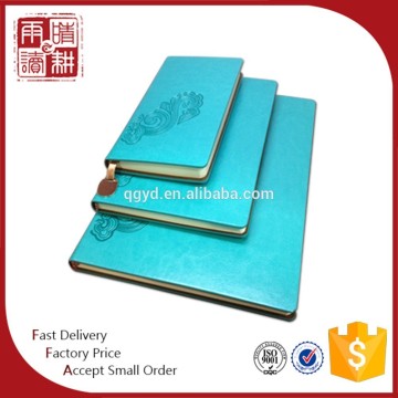 A4A5A6 Engraved leather bound notebook