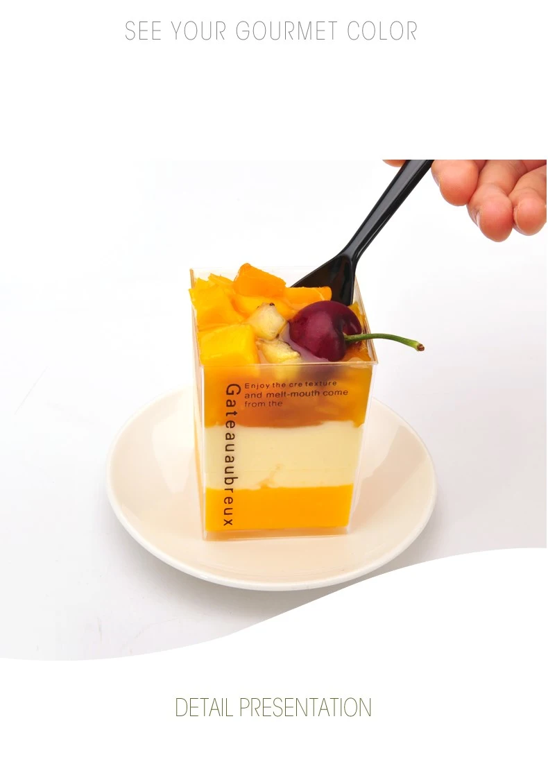 Wholesale Price Disposable Clear Plastic Ice Cream Cup