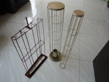 Organosilicon dusting bag frame