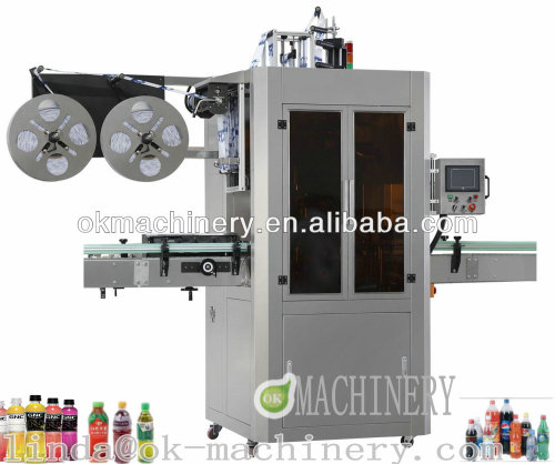 Bottle cap sleeve shrink labeling machine