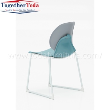 Ergonomic Plastic Chairs with Supportive Backrest for Office and Dining