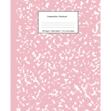 2024 Best-Selling Pink Composition Notebooks - Customizable 50 Pack Bulk College Ruled
