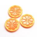 Super Quality Simulation Orange Scheibenharz Cabochon für DIY Spielzeug Telefon Shell Ornamente oder Kinder Schlafzimmer Dekor