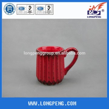 OEM Red Ceramic Coffee Mug