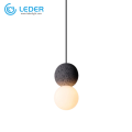 LEDER Multi Drop Beton Pendant Light