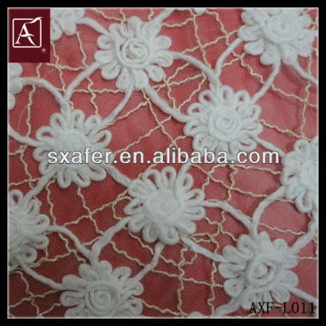 two tone ribbon embroidery fabric