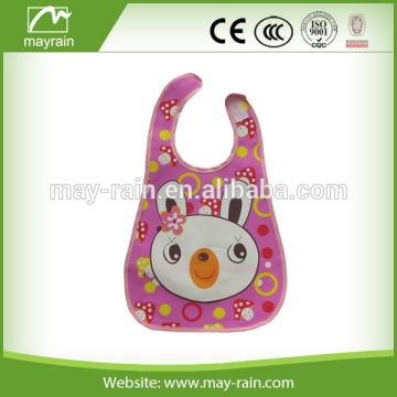2016 funny cartoon pink baby pvc aprons