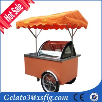 ice cooler gelato cart cream push cart ice cream