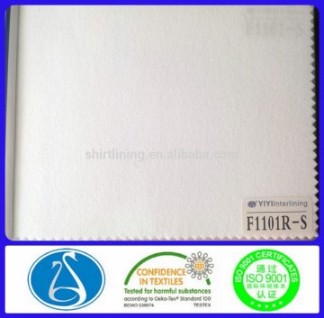 interlining factory sale shirt collar fusing interlining woven fusible interlining