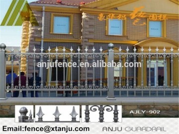 Decorative non rust aluminum garden fencing panel