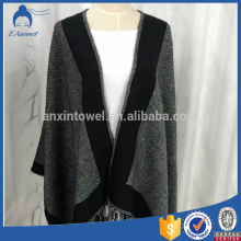 China decorative jacquard plain cotton woven muslim shawl wrap stole