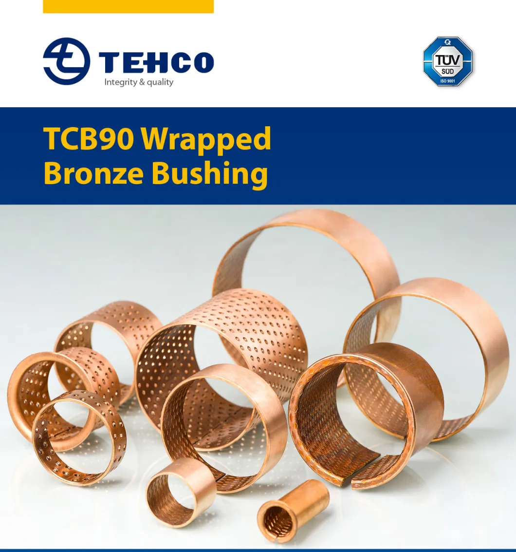 Wrapped Bronze Slide Sleeve Bushing with Good Anti-fatigue