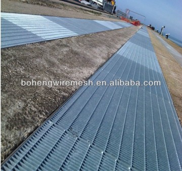Galvanized steel grating walkway drainage channel stainless steel grating