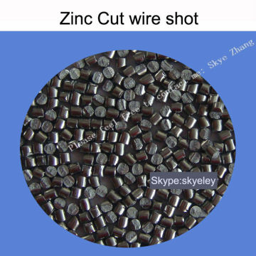 zinc shot blasting, zinc grain blasting