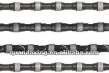 Diamond wire saws for highly reinforced concrete