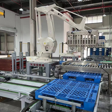 ABB Robotic Arm Palletizer for Vegetable Oil Processing