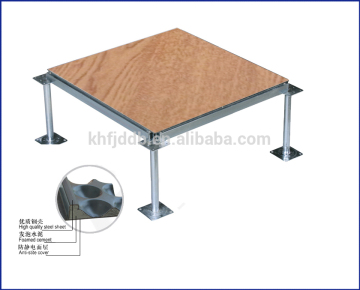 Cement infilled steel anti-static raised floor system