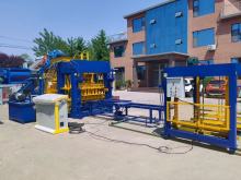 Automatic cement block machine production line