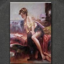 Modern nude fat woman oil paintings