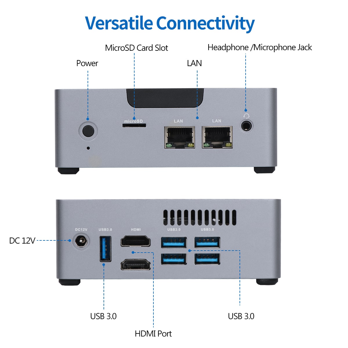 Newest 6Th Gen Core I3 Gaming Pc Mini Computer With Support 2.4G/5G DUAL BAND Wifi