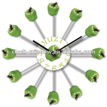 Green Pepper Decorative Wall Clock