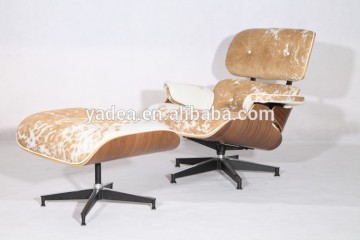 Mid century modern lounge chair emes lounge chair and ottoman leather