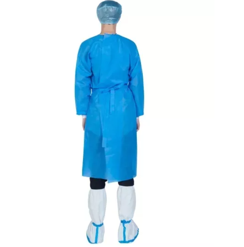 insolation Isolative Clothing Isolation Gown 60 GSMラミネート分離ガウン