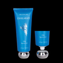 AT40-14 40mm blue plastic soft tubes with uv-coating mashroom caps