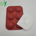 Molde de silicone para bolo com raspador para bolo de assar