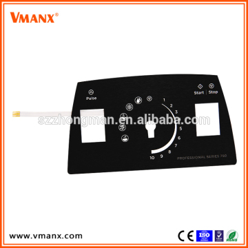 Custom Remote Control Membrane Switch